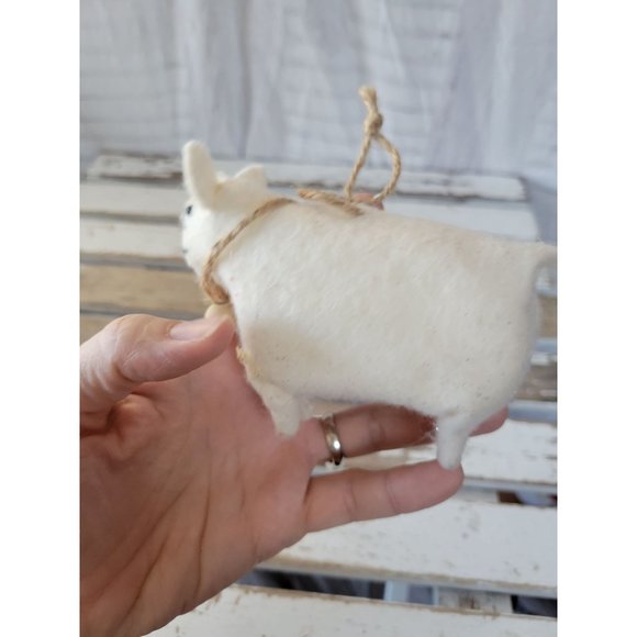 Sheep Barn ornaments country folk art Xmas holiday tree - Picture 3 of 6